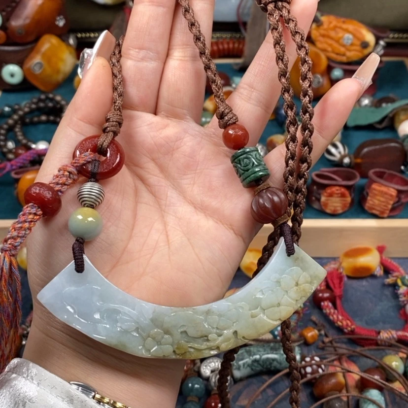 【闪购商品】翡翠颈饰未镶嵌项链