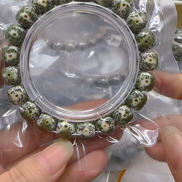 星月菩提手串129哈哈青花星月菩提1.1桶单圈