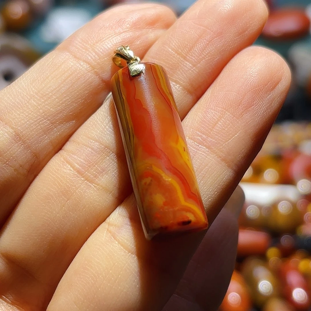 K***>玛瑙/玉髓吊坠(不含链)未镶嵌