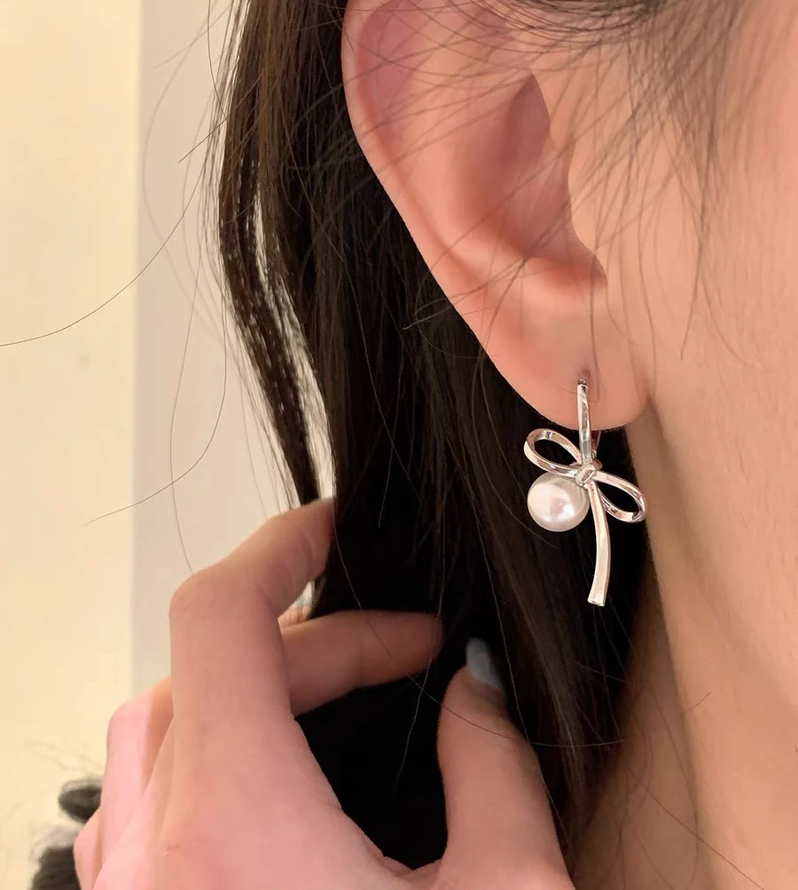 合金仿珍珠耳饰 ELYSIUM 轻奢时尚气质百搭耳饰 （1081）