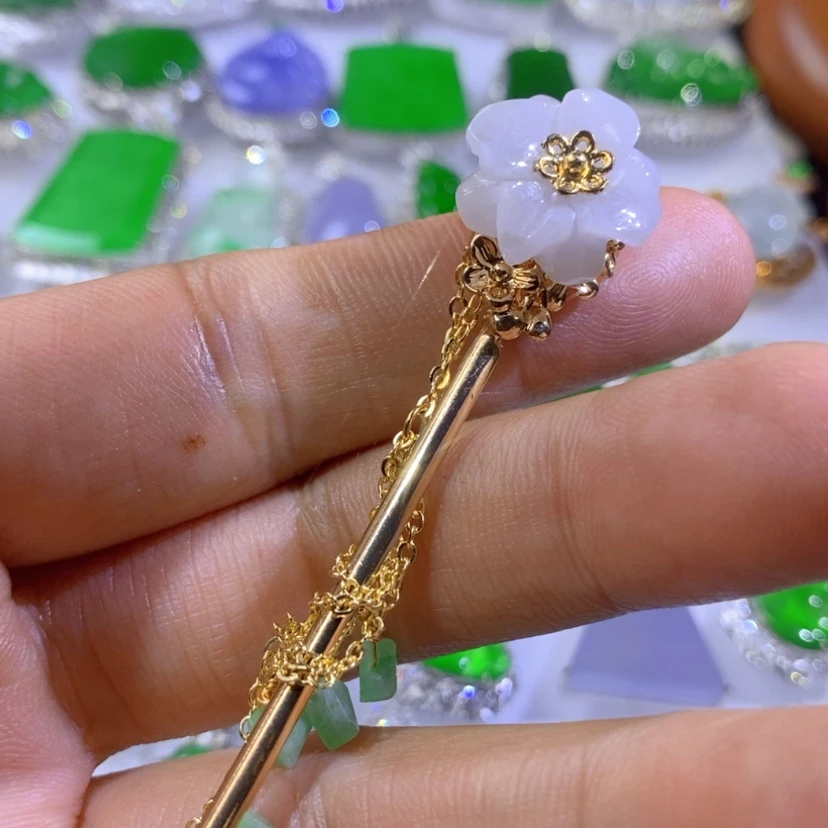 【闪购商品】翡翠挂件合金天然翡翠