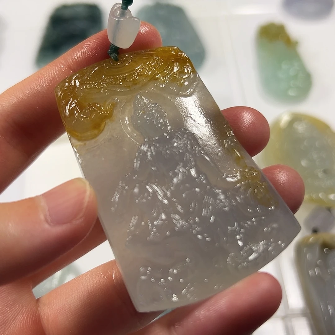 未镶嵌定制翡翠挂件
