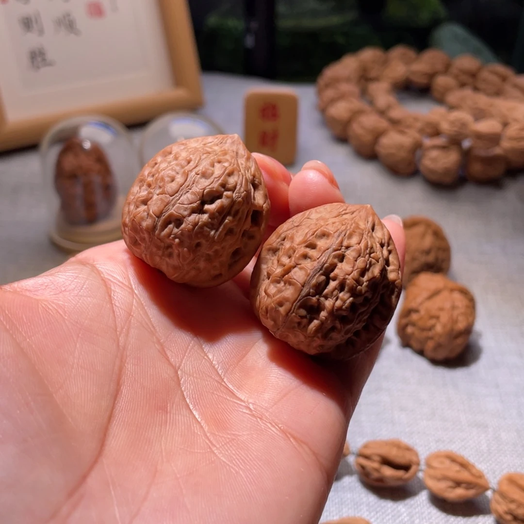 桃核把件33全品平谷舍利