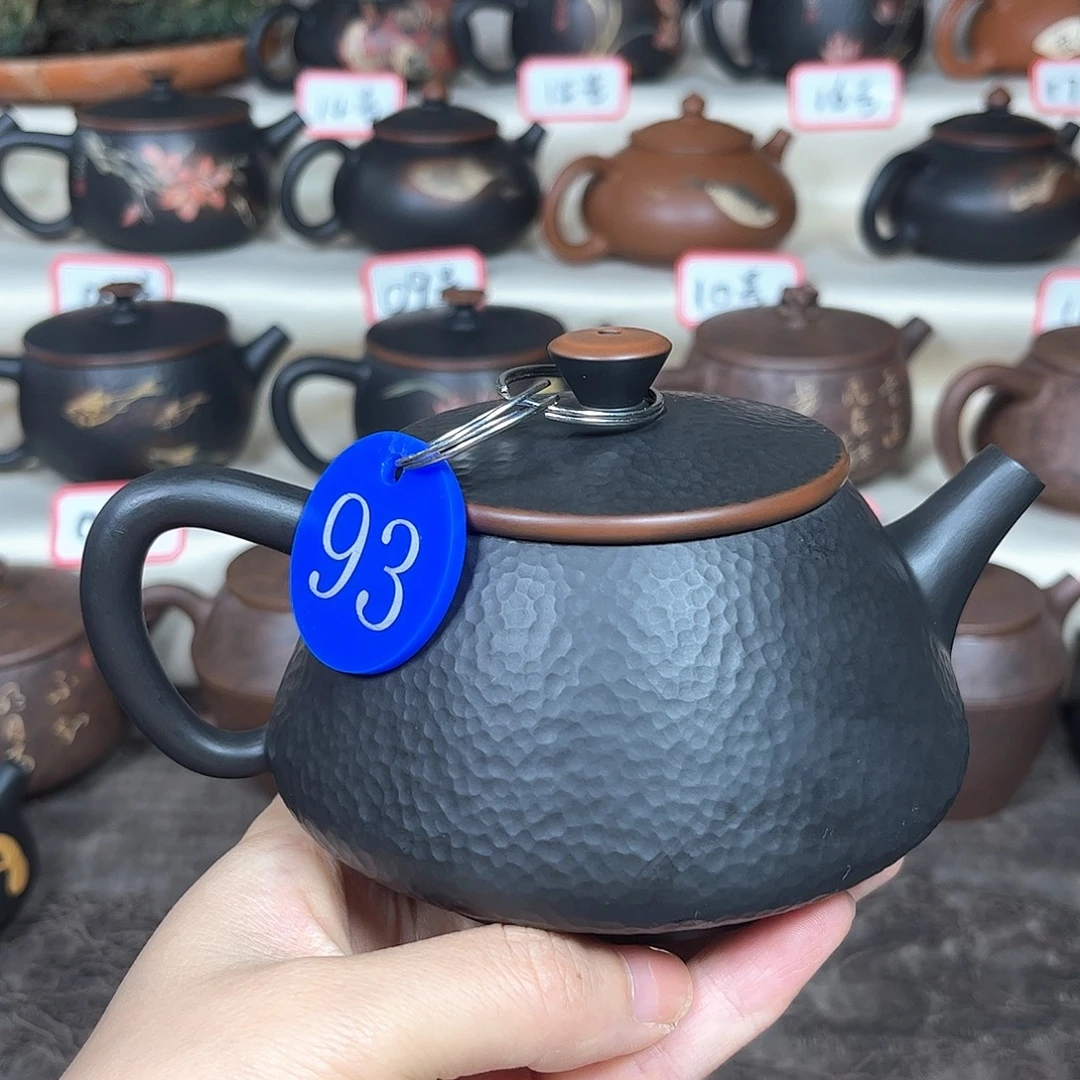 300毫升纯手工锤纹石瓢壶