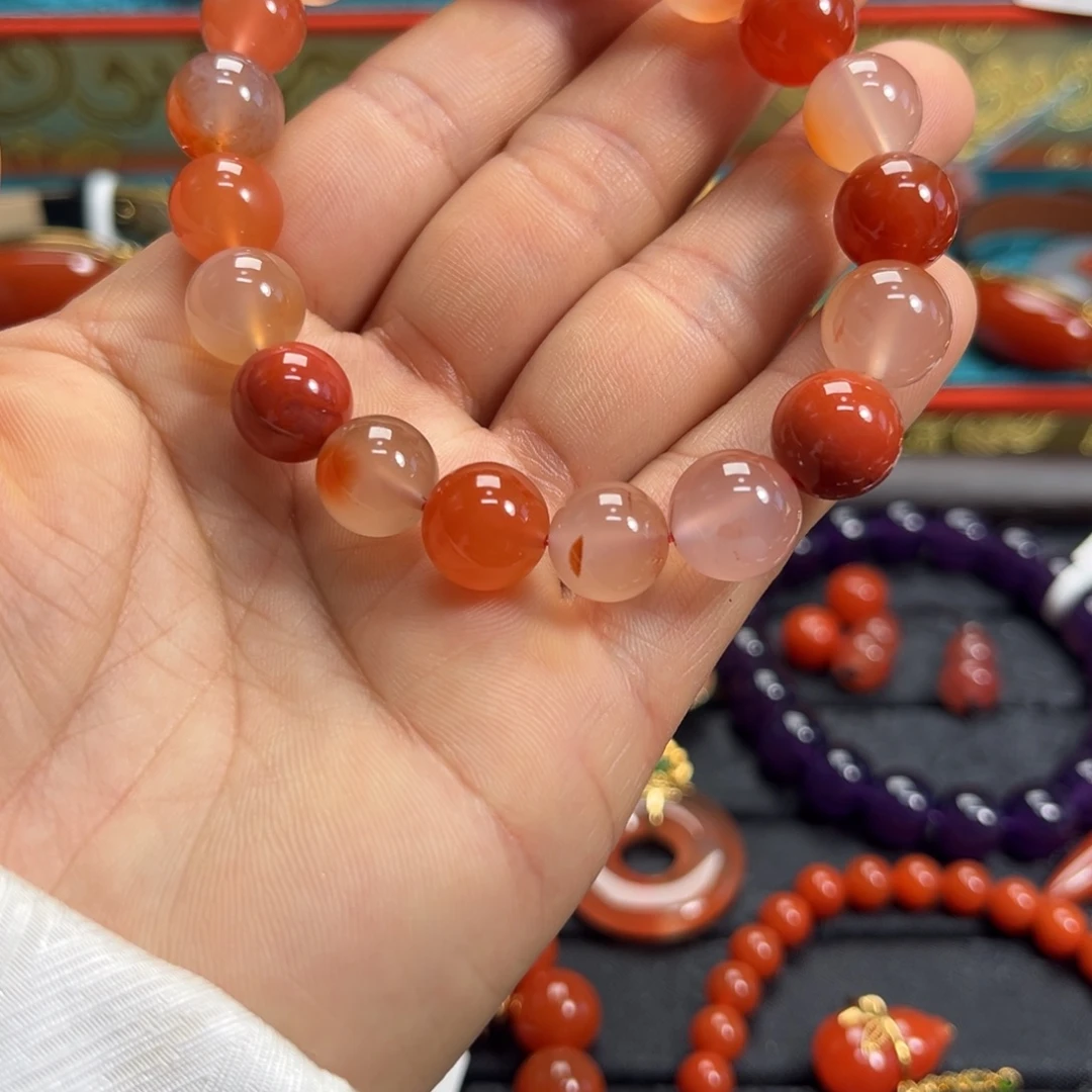 南红玛瑙未镶嵌手串