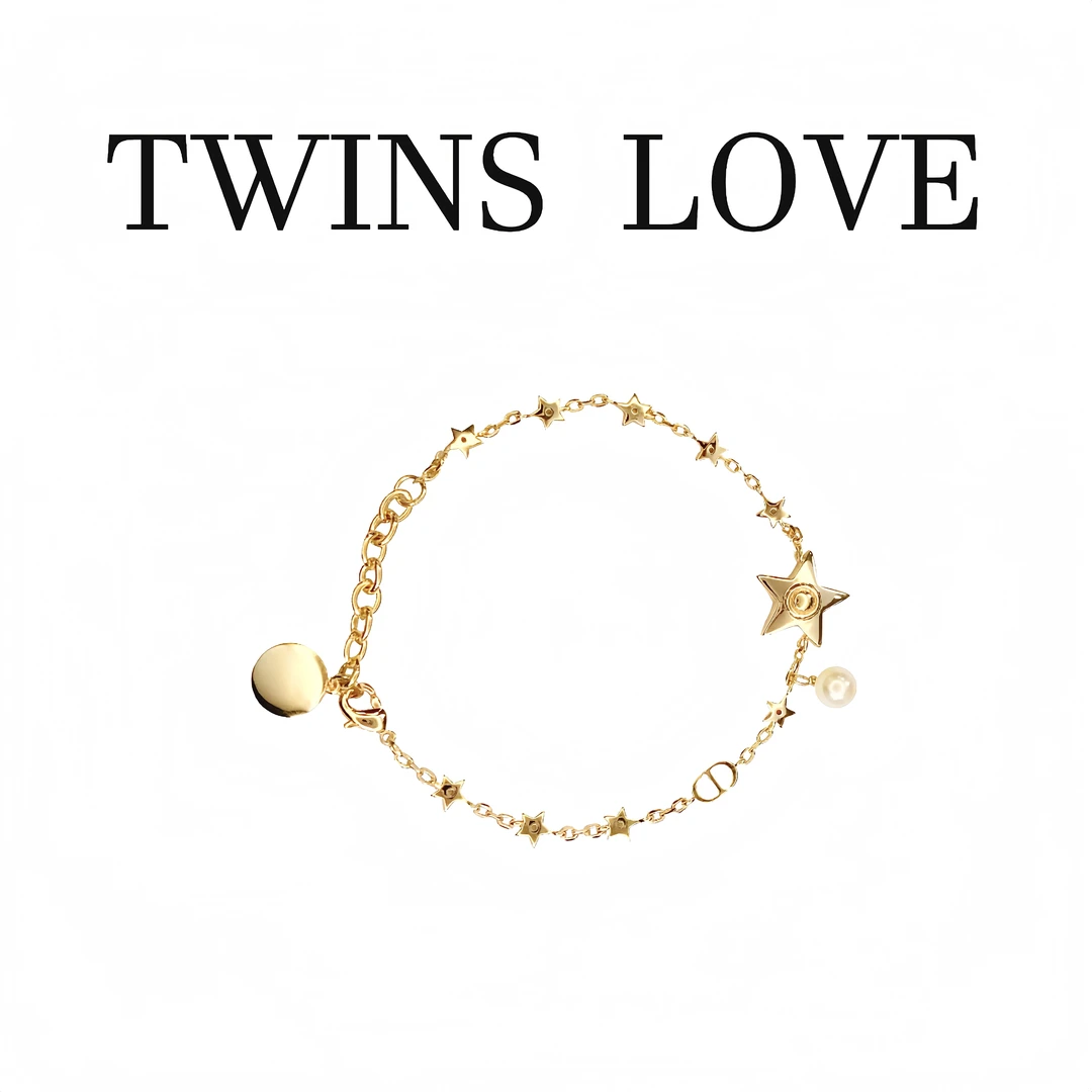 925银手链 百搭猪鼻子星星D手链