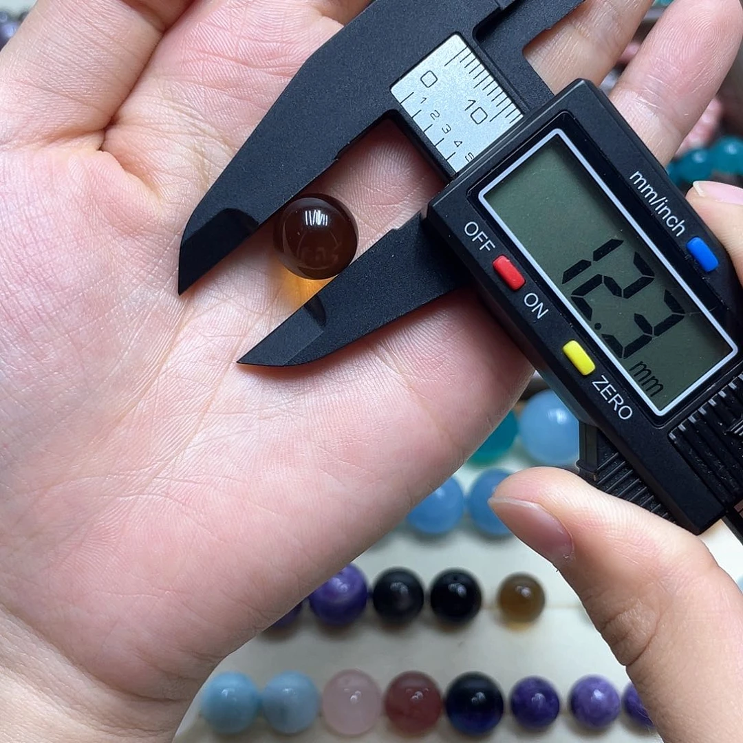 小***椒水晶珠宝半成品未镶嵌黄水净体12.3