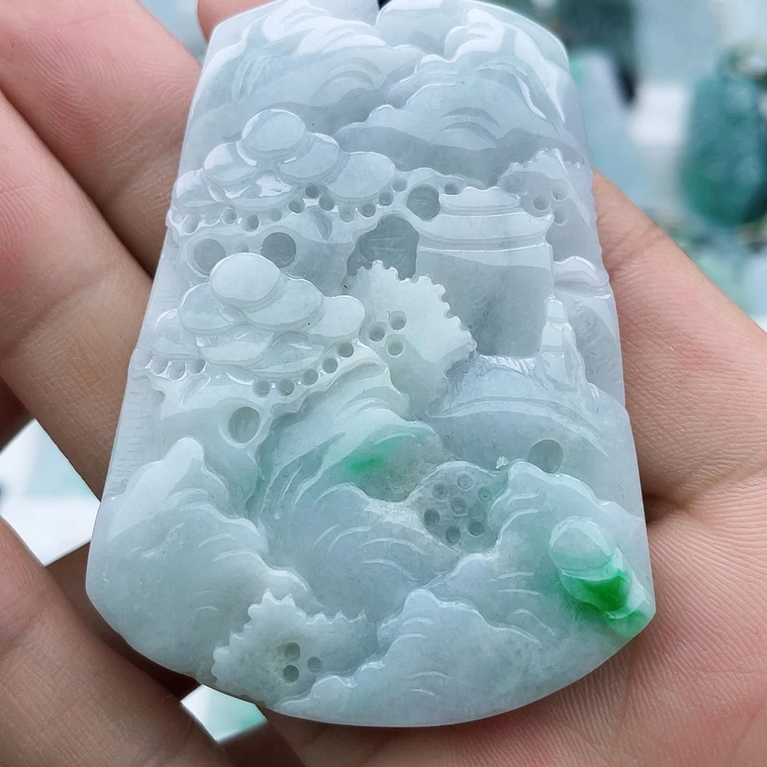 颈饰未镶嵌翡翠翡翠