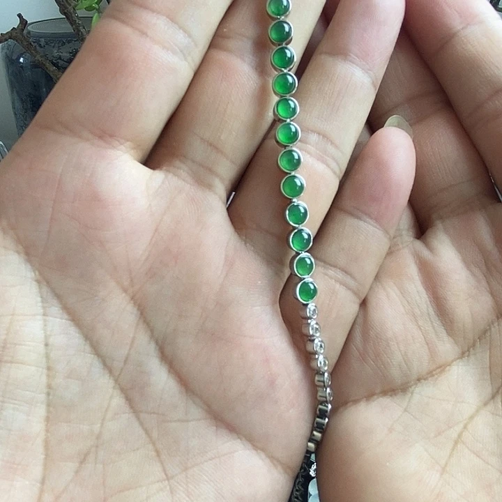 未镶嵌手链翡翠手链