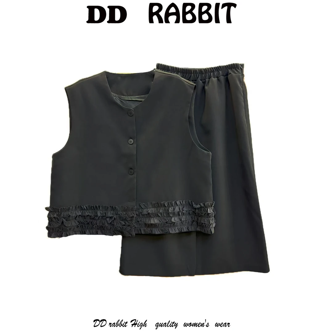 朵朵兔【蔷薇日记】名媛风时尚套装时尚女装清秋季新款老钱风