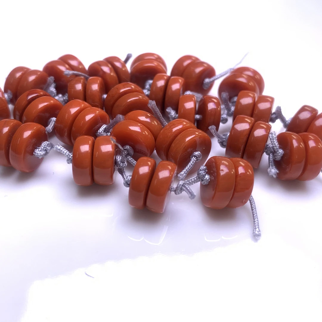 天然南红川料精品直切隔片9毫米左右多样性发货其中一