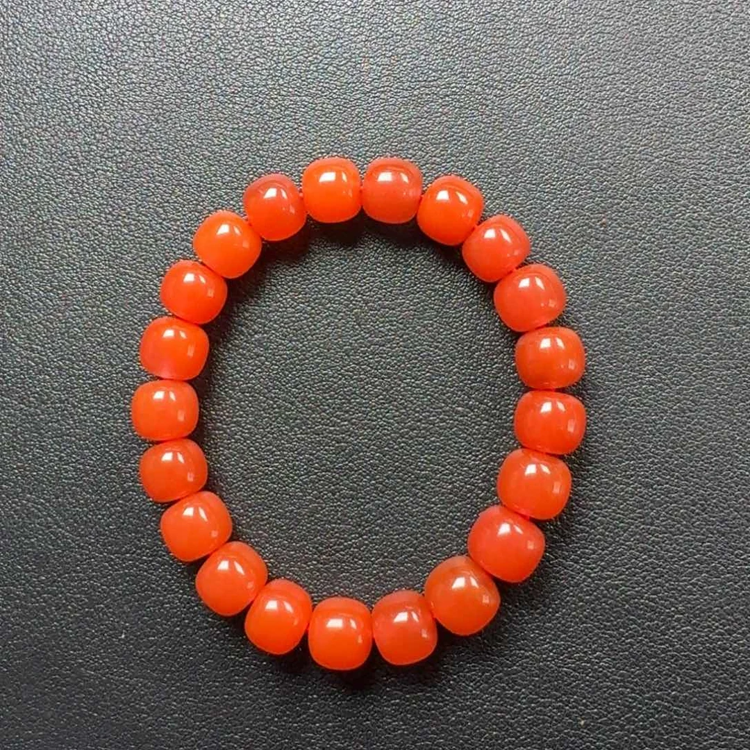 南红玛瑙未镶嵌老型手串10+