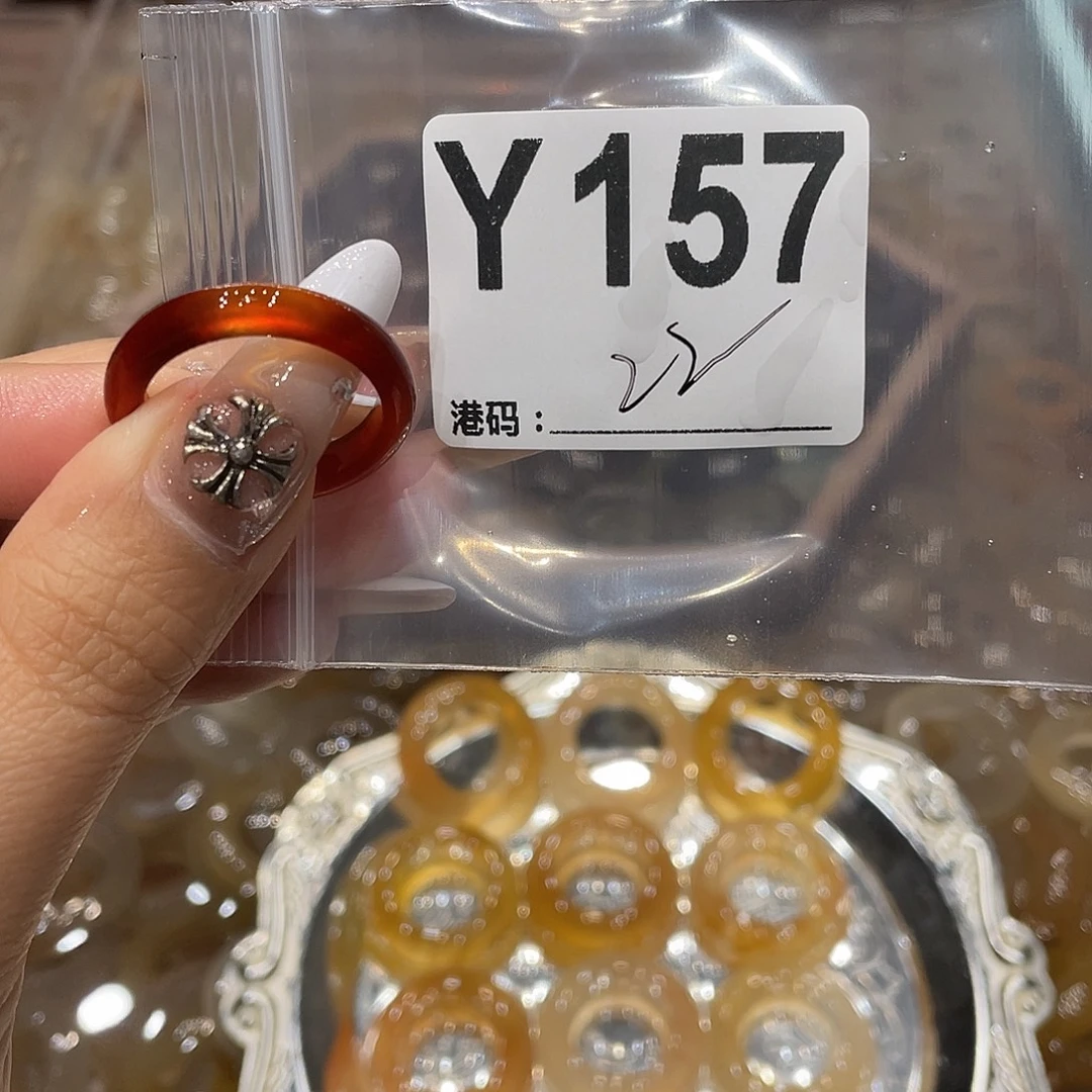 玛瑙/玉髓未镶嵌戒指157