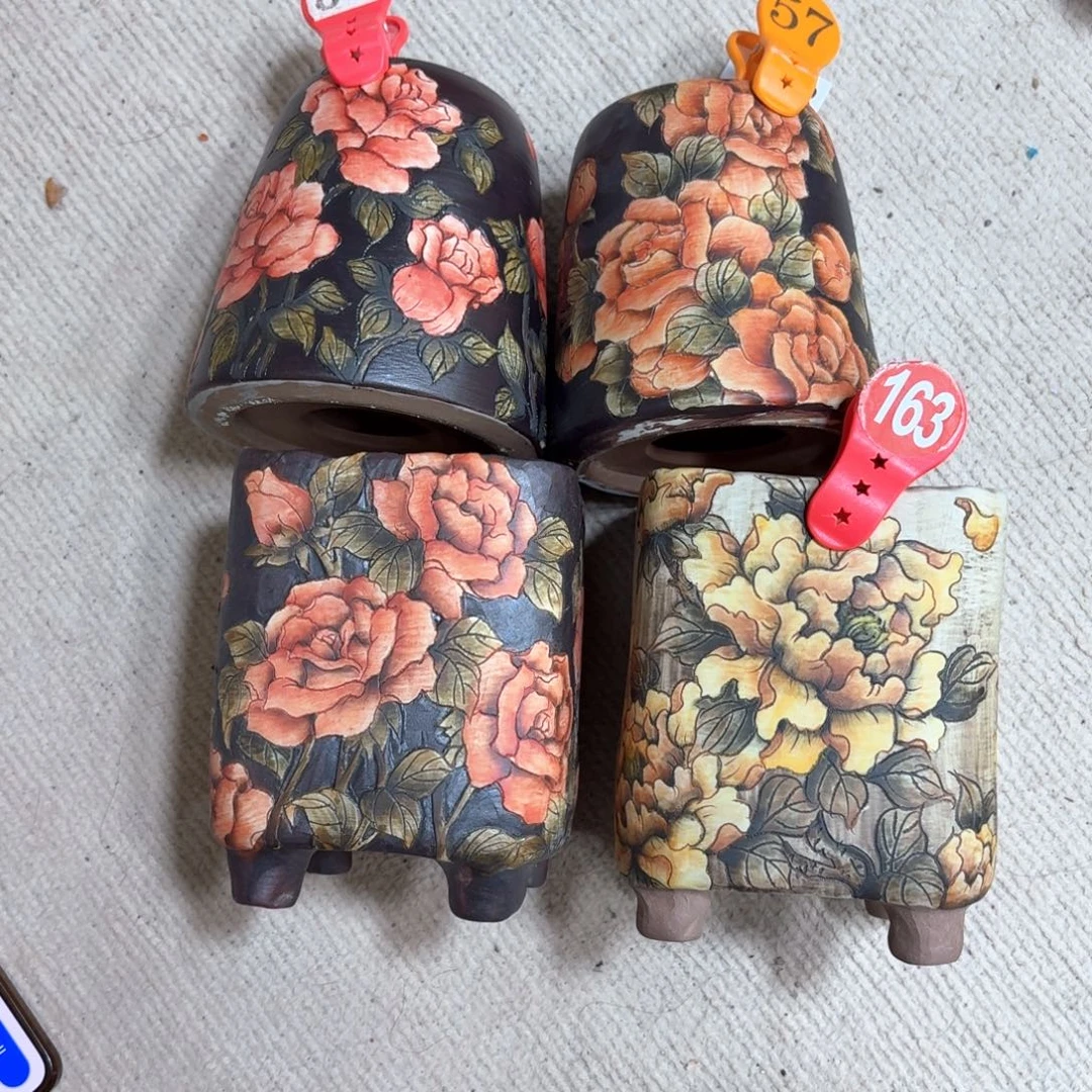 *****紫砂花盆陶瓷多肉花盆瑕疵