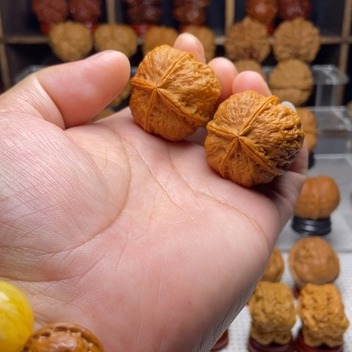 吊坠文玩核桃1密纹四棱