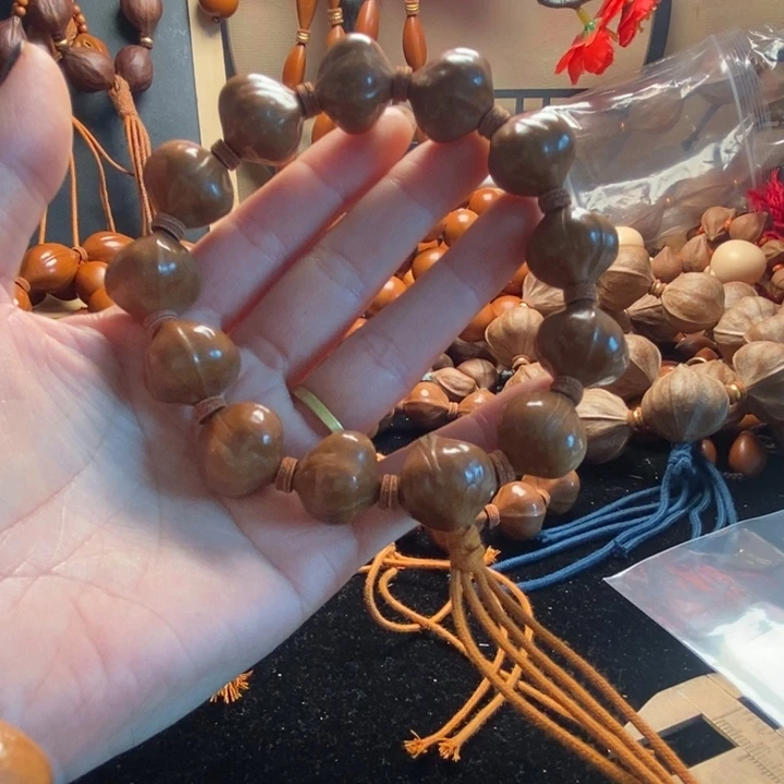 手串/手链橄榄核蜜桃十三颗
