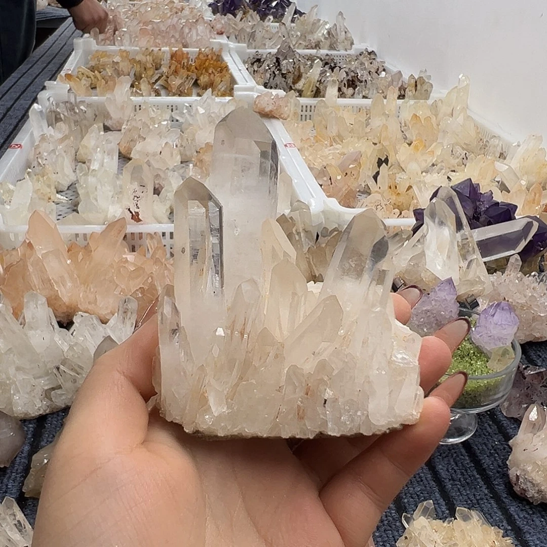 星***好水晶珠宝半成品银S925镶嵌