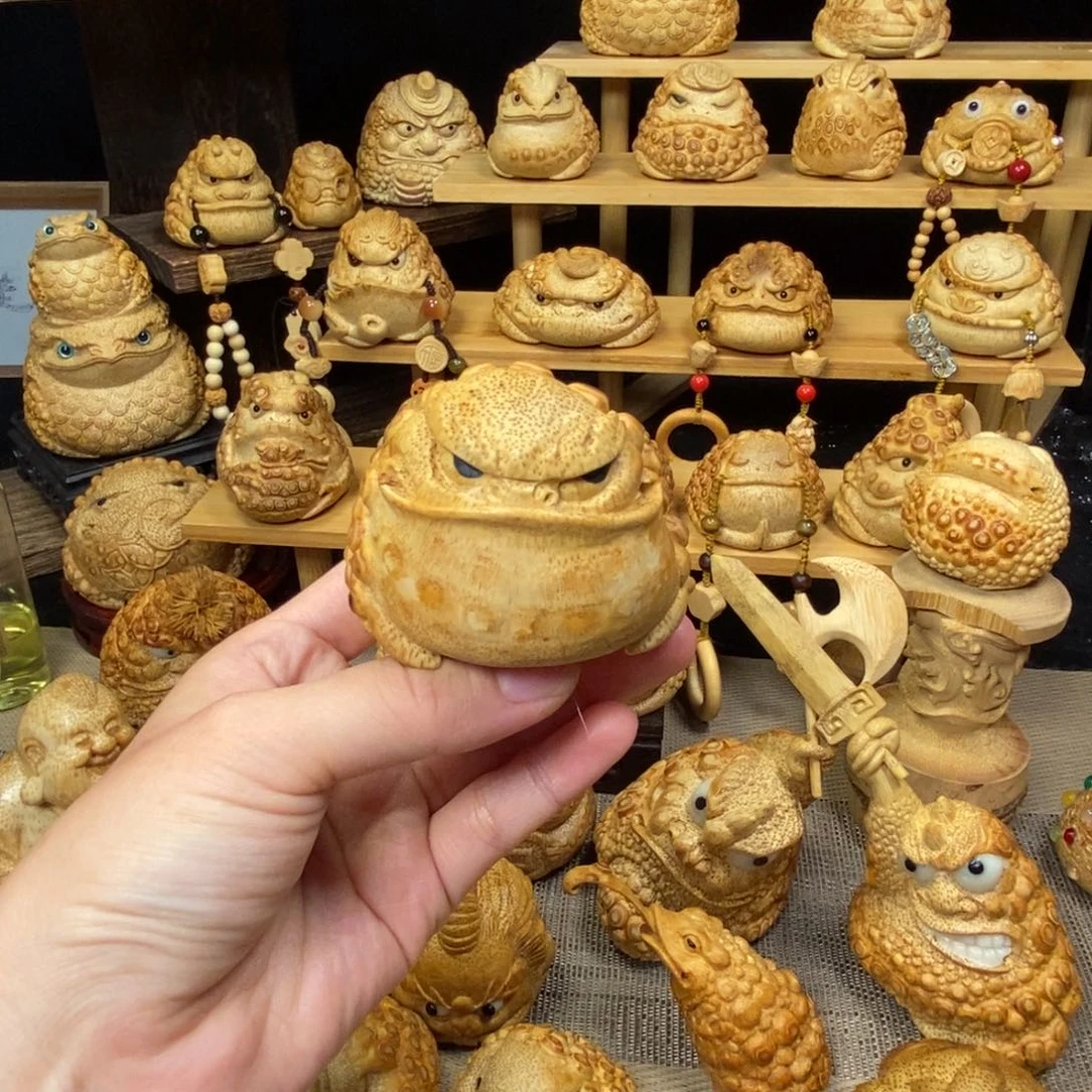 香榧木竹根雕作品欣赏