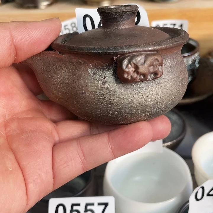 陶摆件柴烧纯手工449