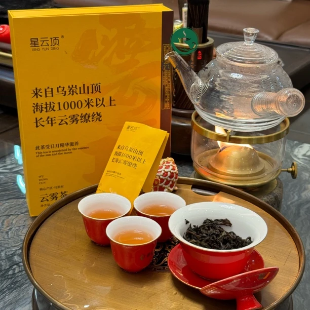 乌岽单丛茶礼盒星云顶云雾茶潮州凤凰单从高山茶叶小泡袋64克盒