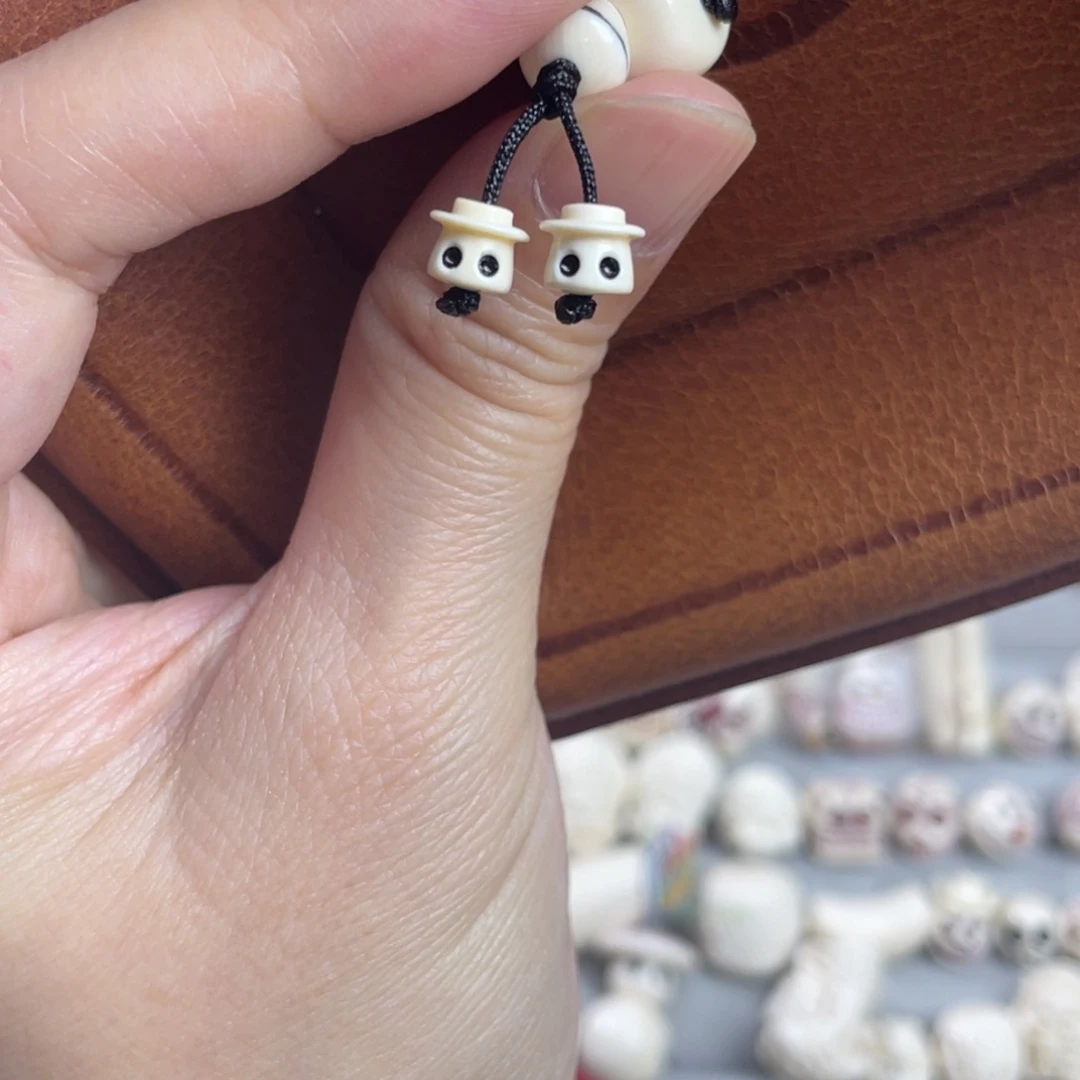 猛犸象牙手串/手链/手镯6帽子呆一对