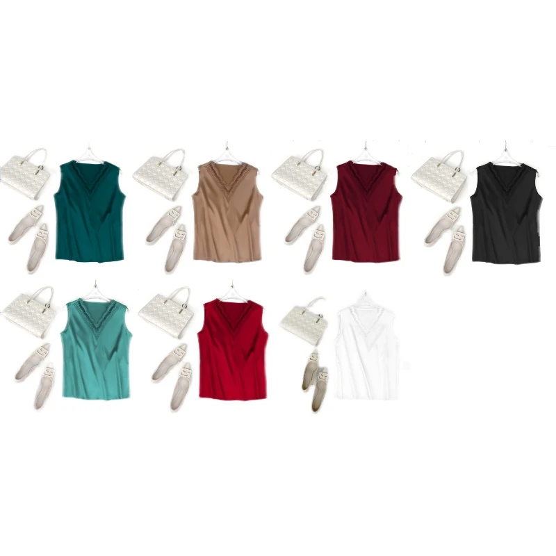 【西西专属】2025新款桑蚕丝上衣T恤XS693018