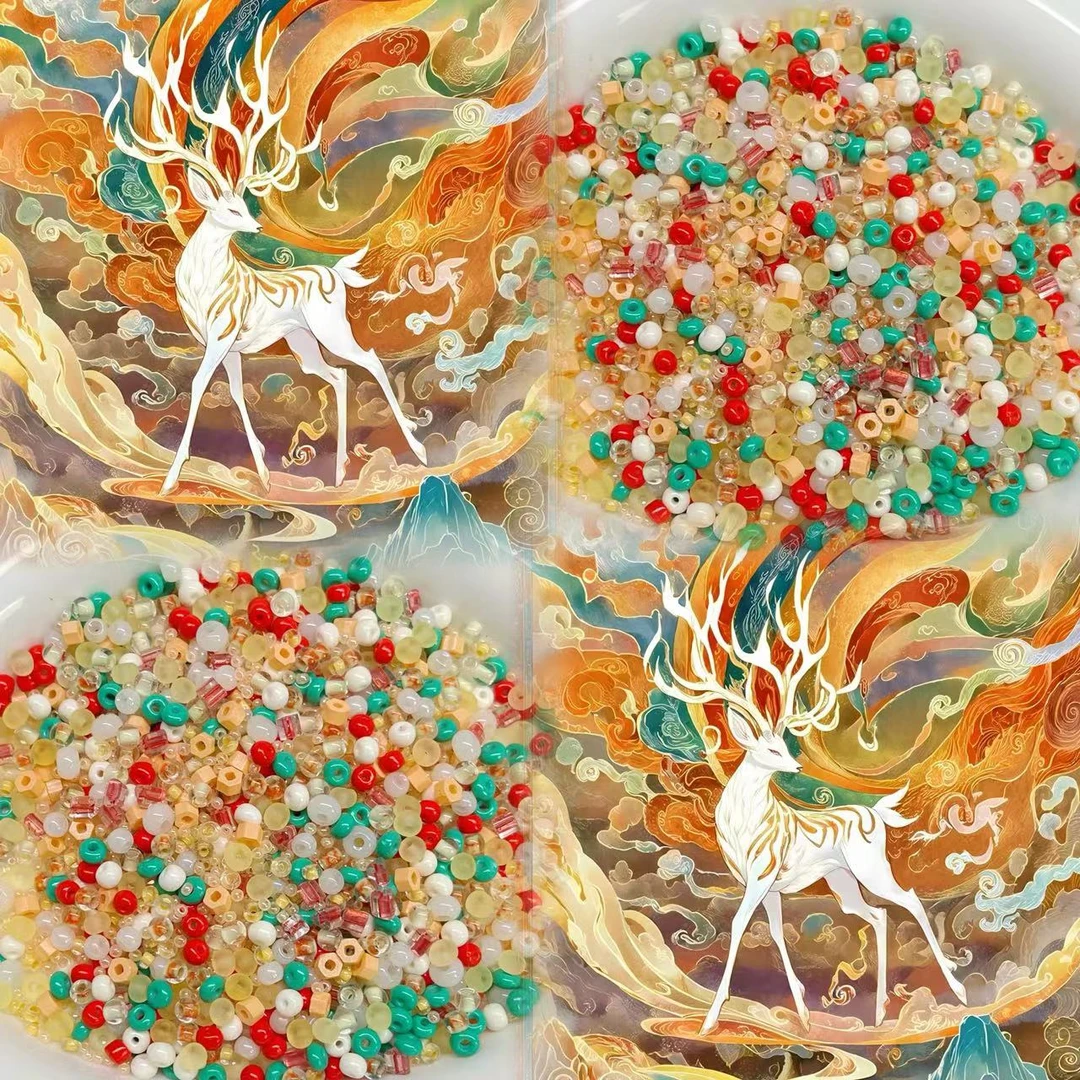 【Y700-Y799】超优米珠晶晶九宫格串珠米珠手链材料包diy手作