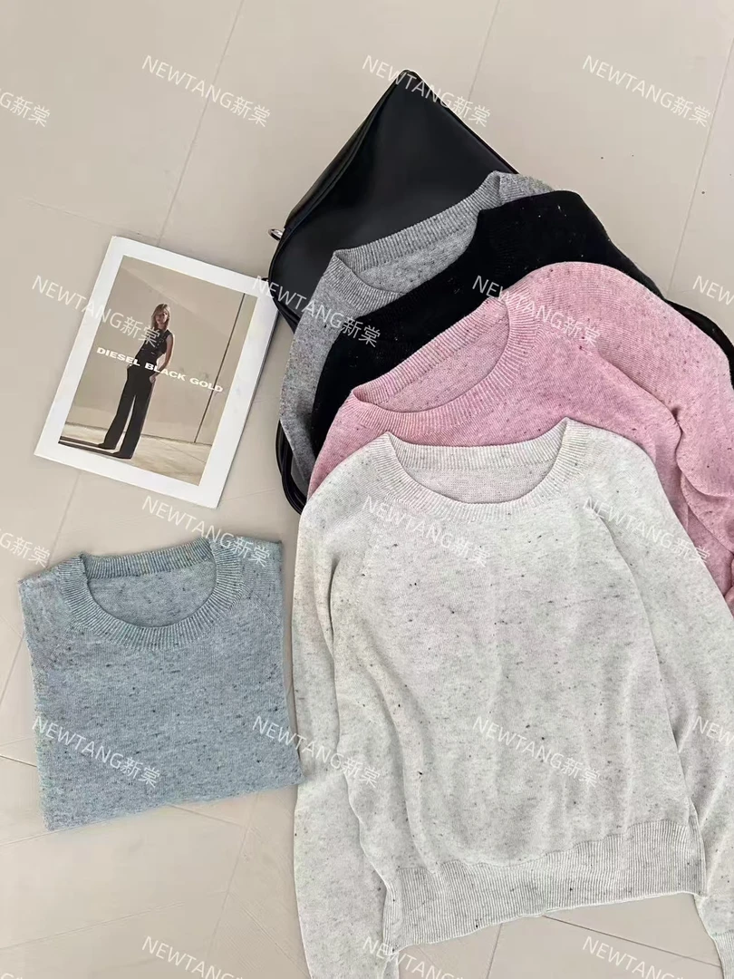 【一线成衣彩点】19巨百搭秋季新款女士简约百搭薄款上衣