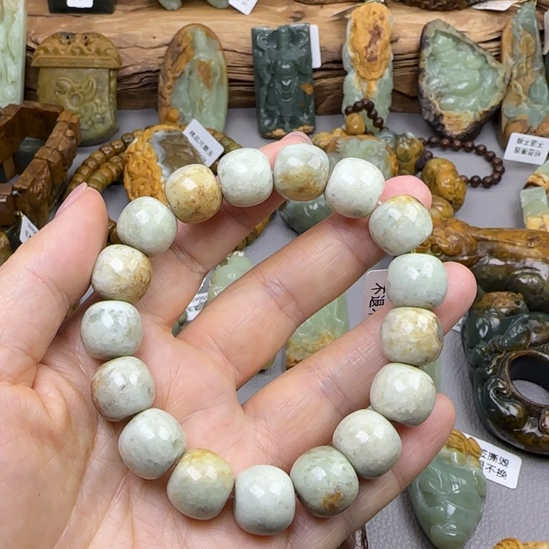 岫岩河磨玉（透闪石质玉）未镶嵌珠宝奇石