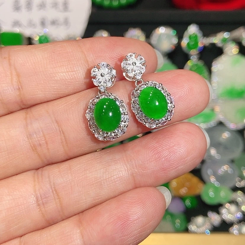 【闪购商品】未镶嵌翡翠耳饰天然翡翠