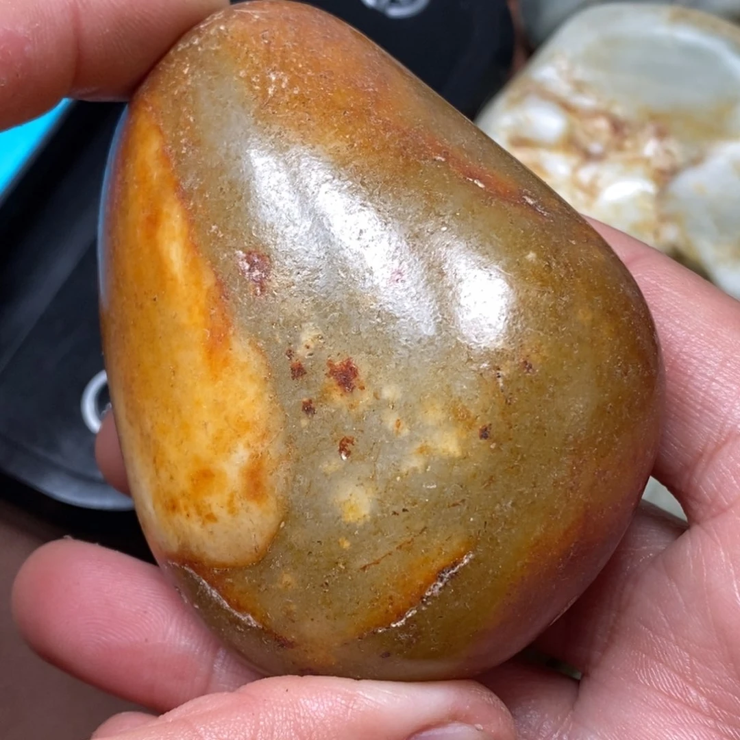 和田玉挂件银S925镀金镶嵌