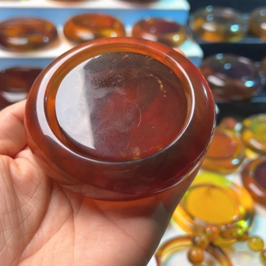 琥珀手镯未镶嵌李*愉