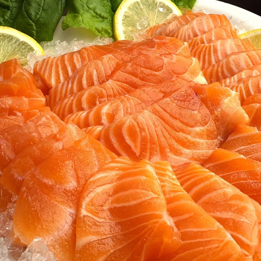 【镇店之宝】现切三文鱼尾腹一斤（含蘸料）