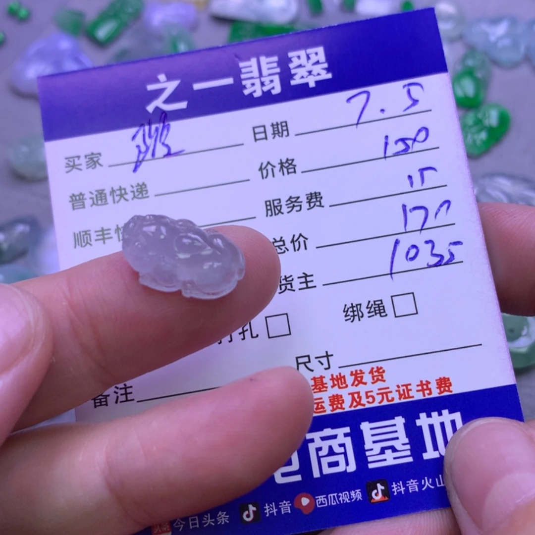 翡翠未镶嵌颈饰璐****宝