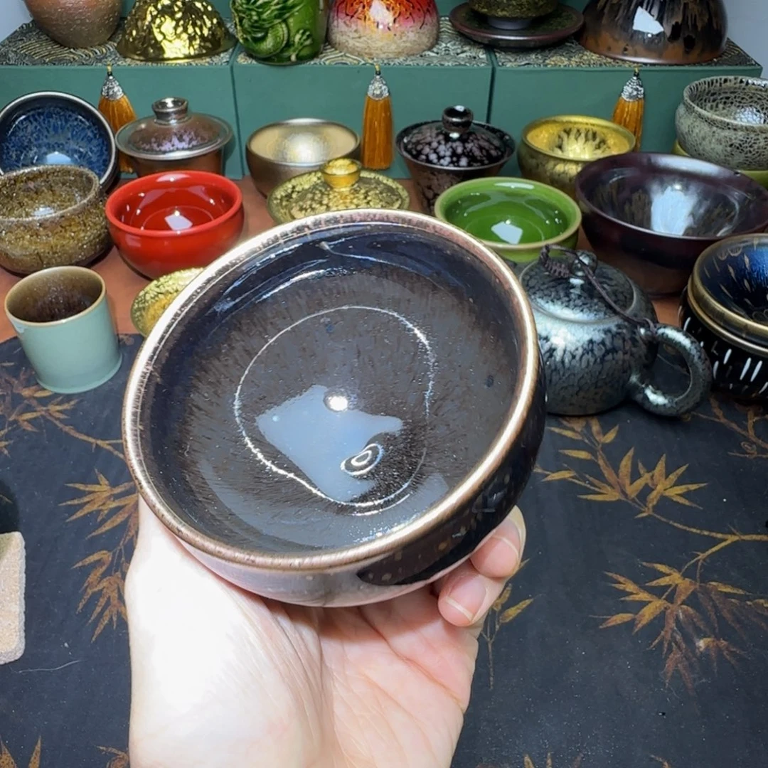 茶盏微瑕建盏，介意勿拍