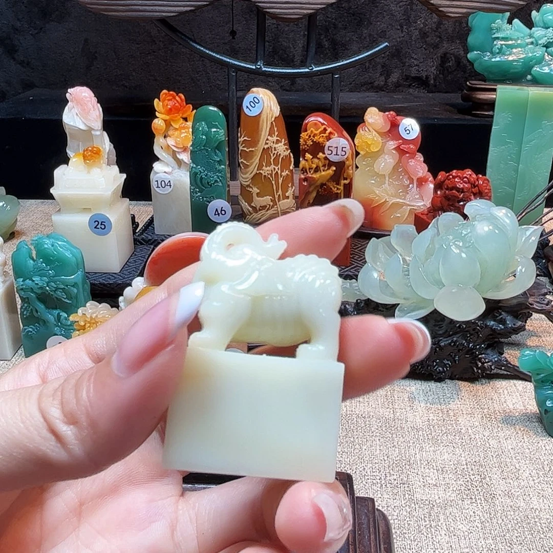 石材寿山石印章1