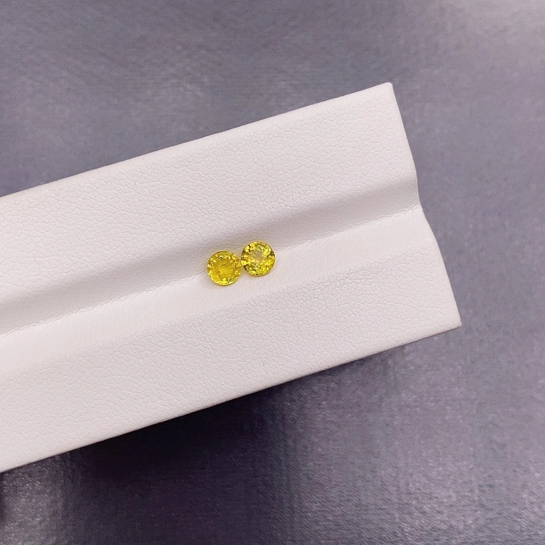 裸石蓝宝石0.77克拉 圆4.1mm