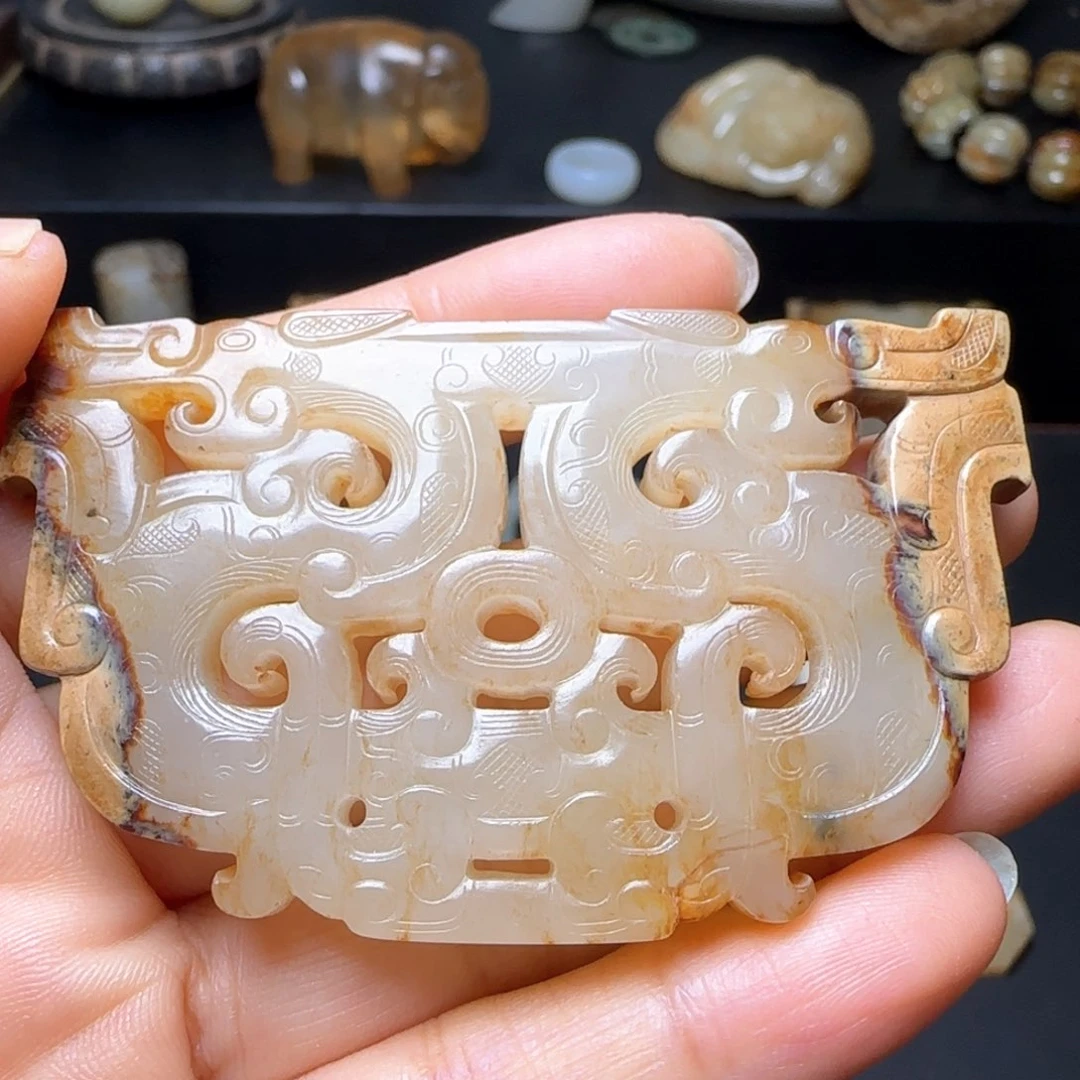 和田玉吊坠(不含链)未镶嵌L**1