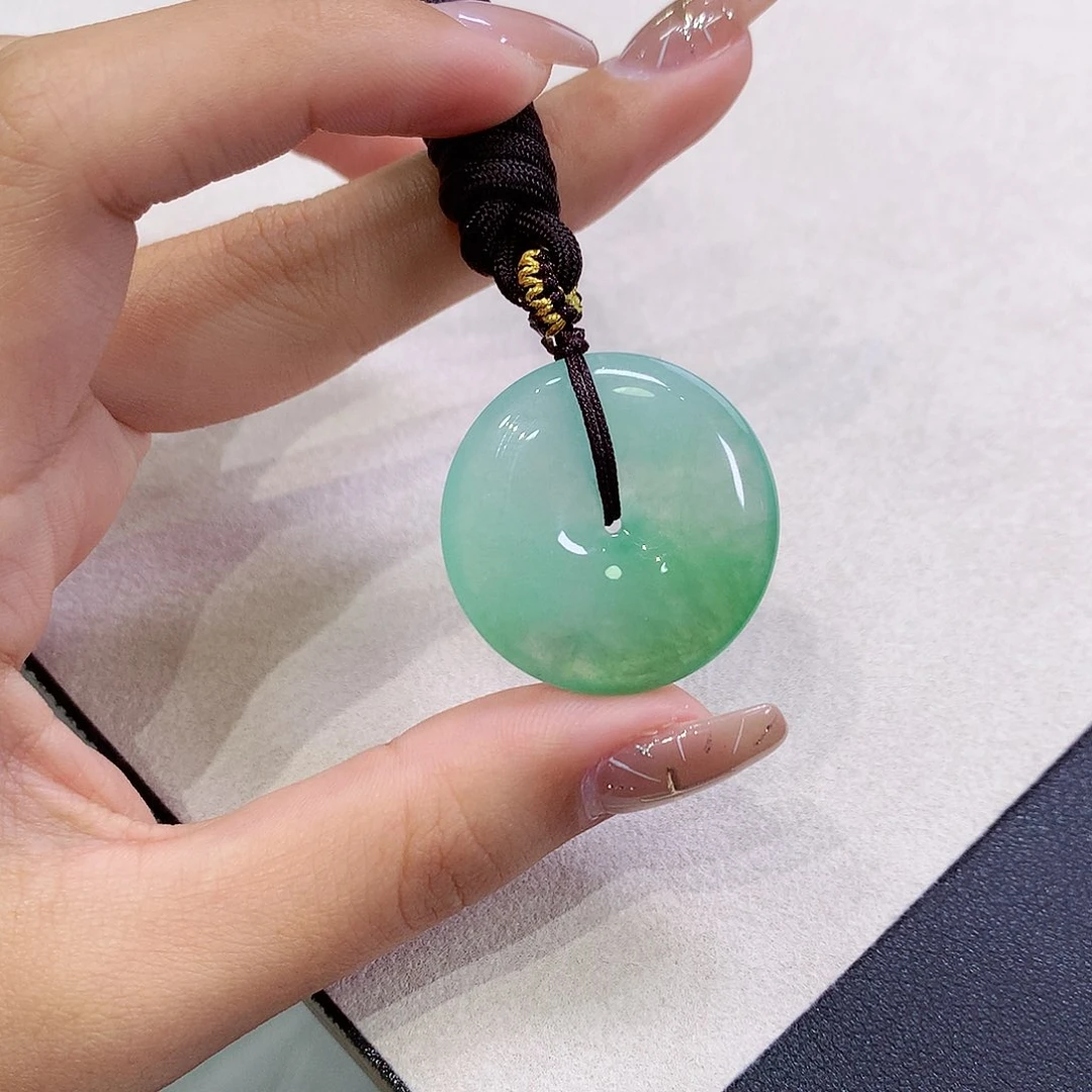 翡翠未镶嵌吊坠(不含链)29.6-5.8