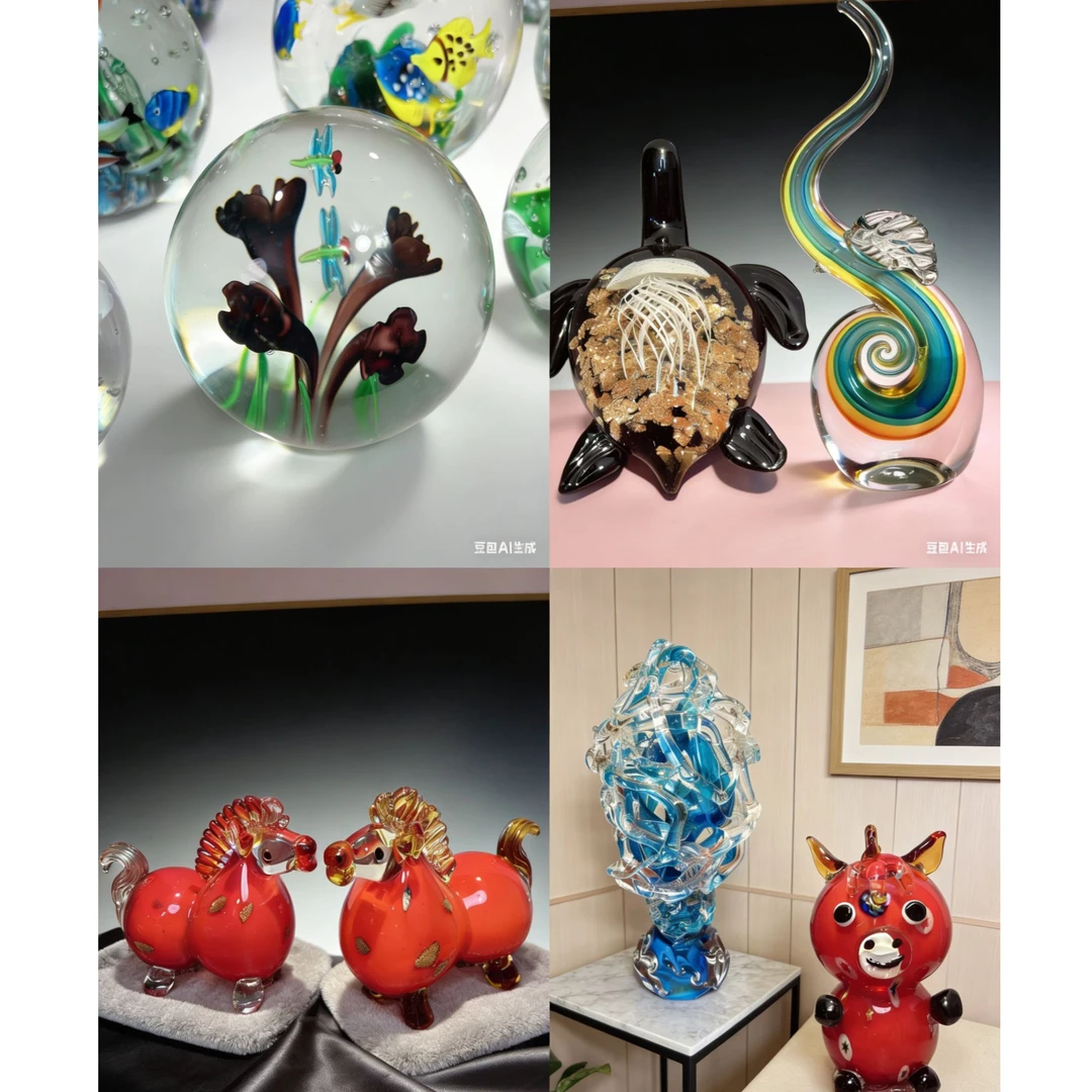淄博垚锦传统手工琉璃轻奢新中式高档简约纯手工多产品综合链接