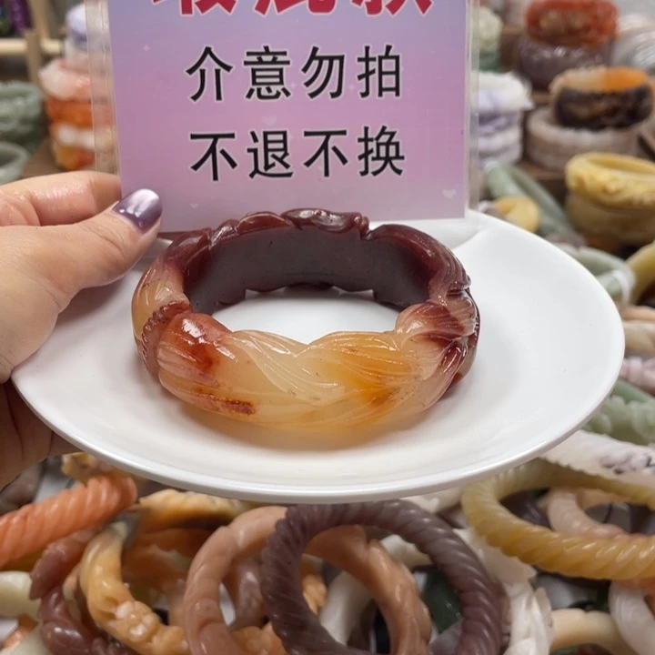 珠***6未镶嵌手镯石英质玉