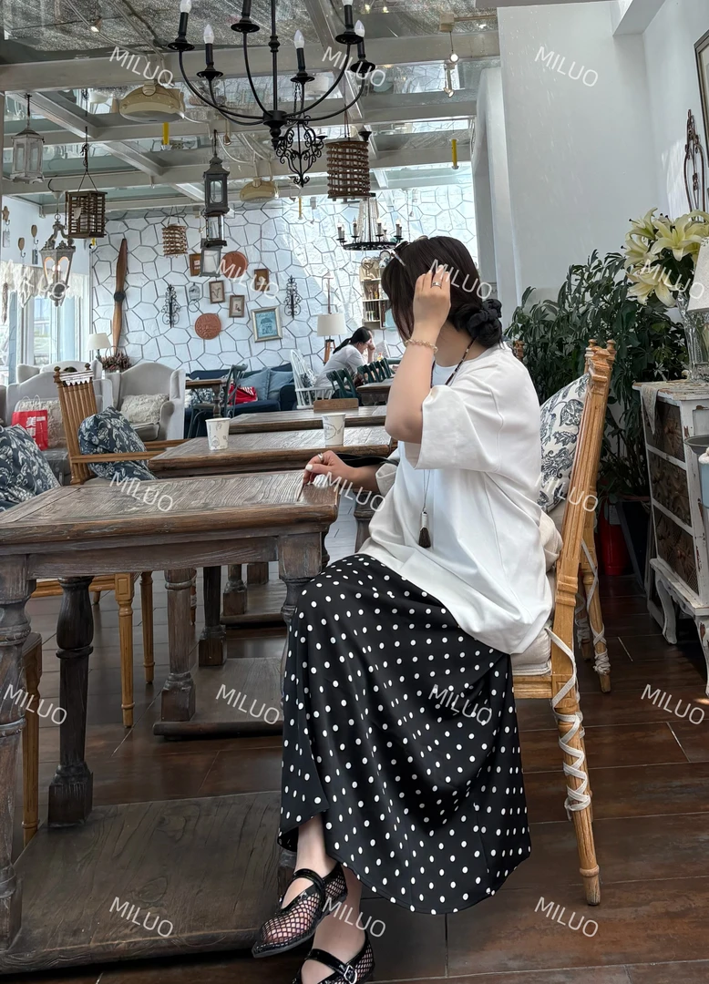 【哈尼家】夏季纯色圆领宽松纯色短袖T恤T221