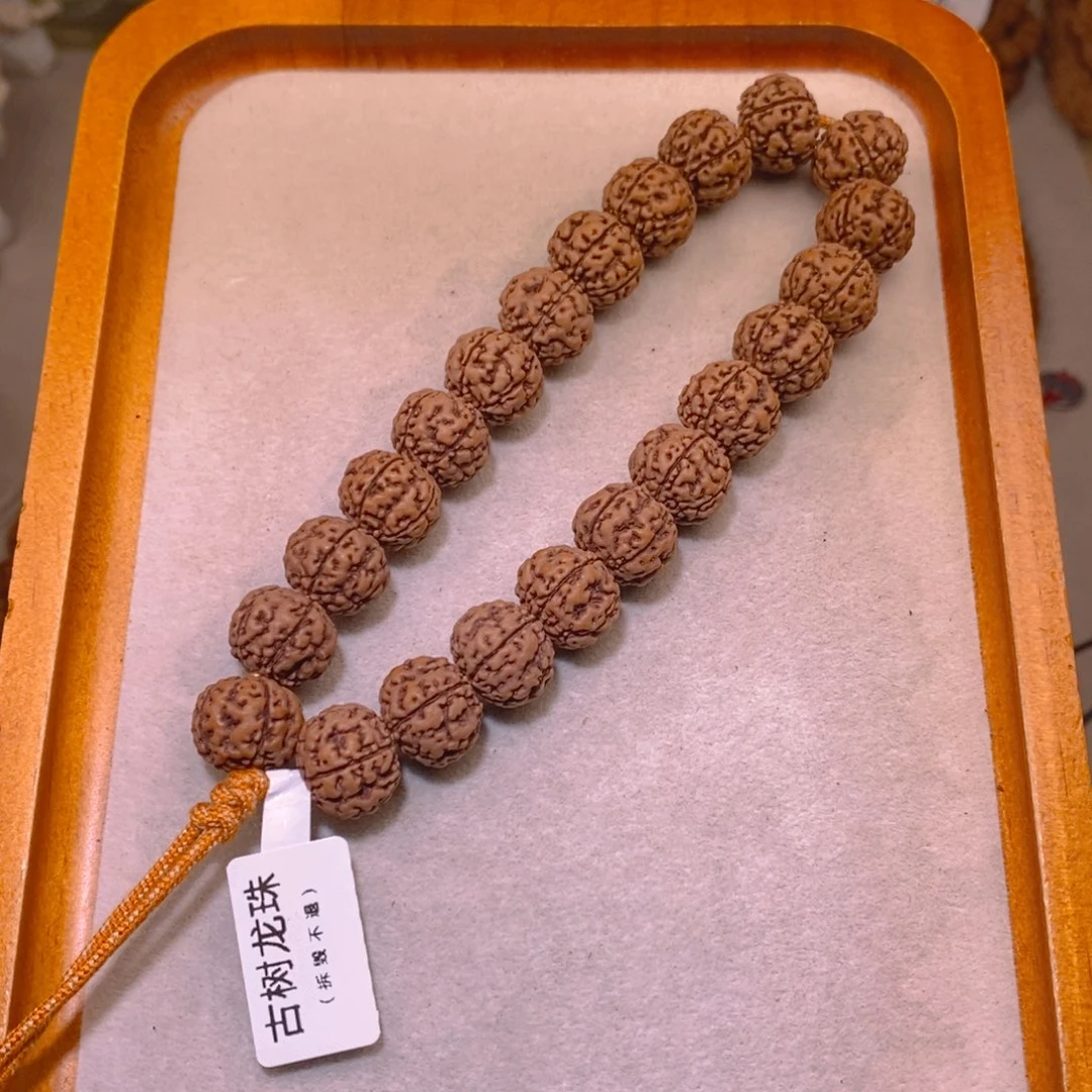 金刚菩提手串古树龙珠小尺寸14+