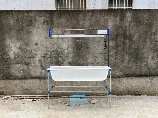 缝纫机服装厂塑料车斗不锈钢衣车斗灯架塑料车兜衣车车斗