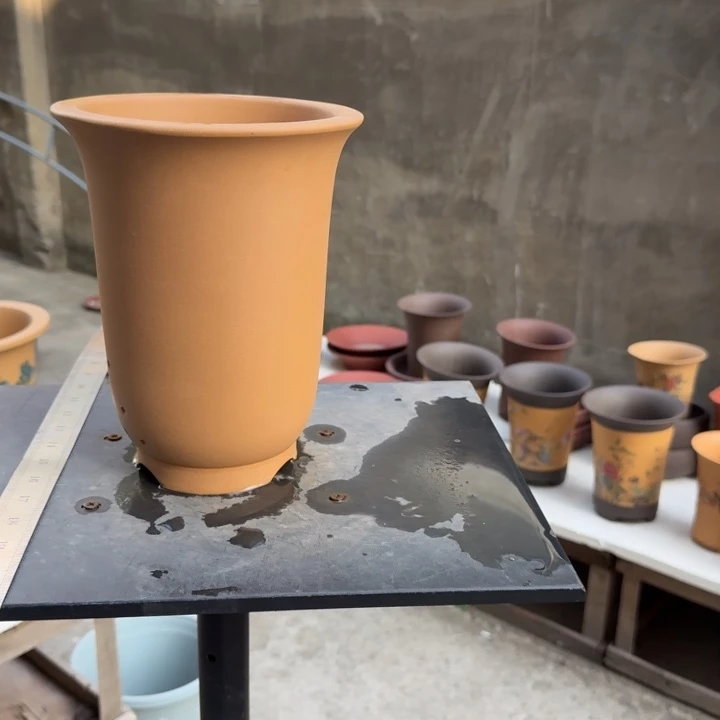 紫砂花盆 高度22口径1 7