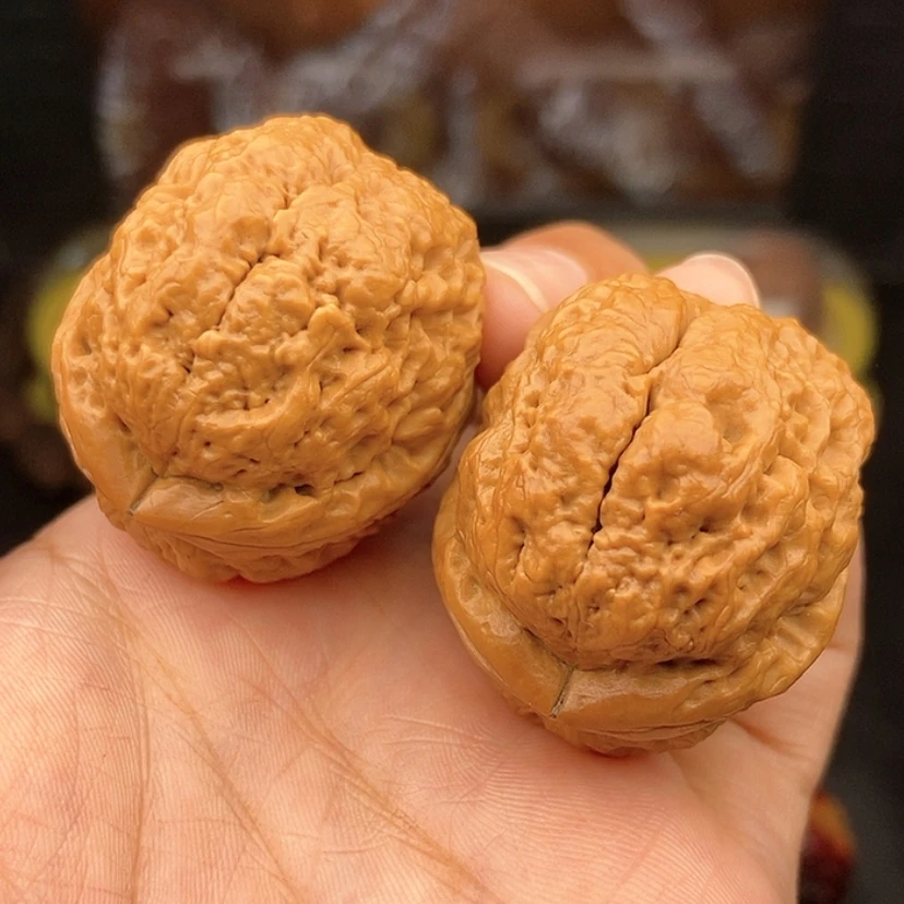 【闪购商品】文玩核桃把件39尺老蟾头