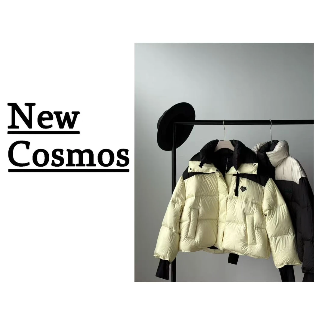 【NEW COSMOS】 • 6053 品牌冬季运动小个子高充绒白鸭绒羽绒服