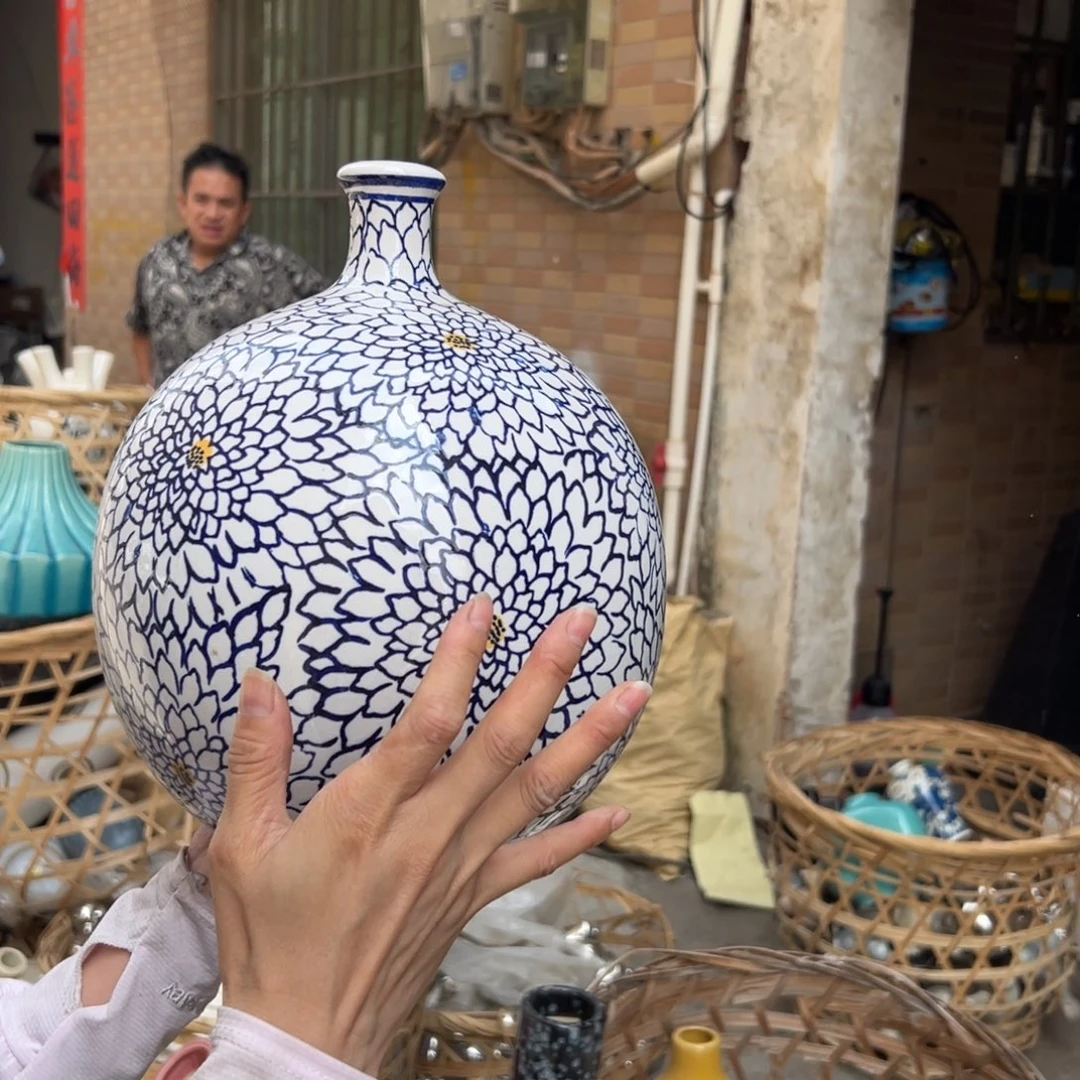 高温陶瓷工艺饰品（部分微瑕）140底部带孔