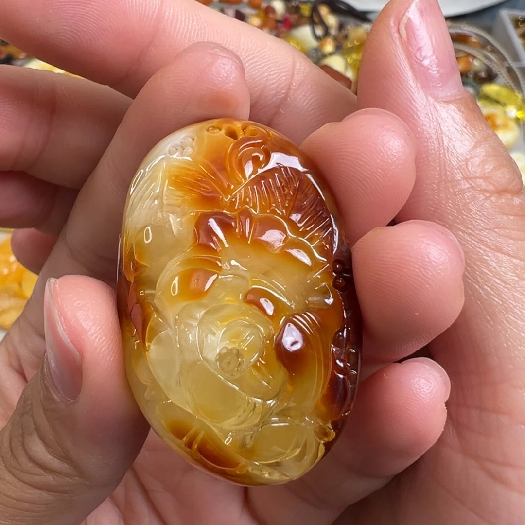 裸石蜜蜡未镶嵌蜜蜡