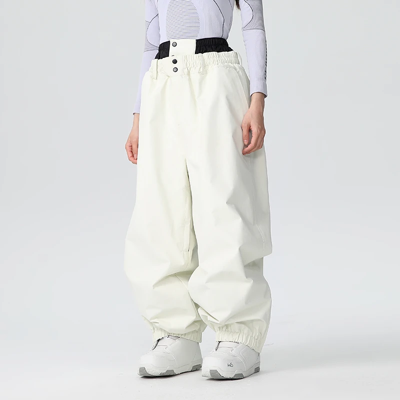 雪怡派新款滑雪裤女款单板双板夹棉保暖男士3L专业防水滑雪裤